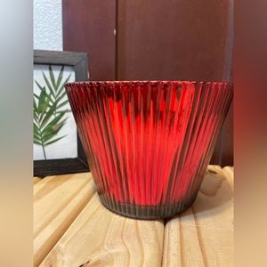 California pantry red bowl or flower pot